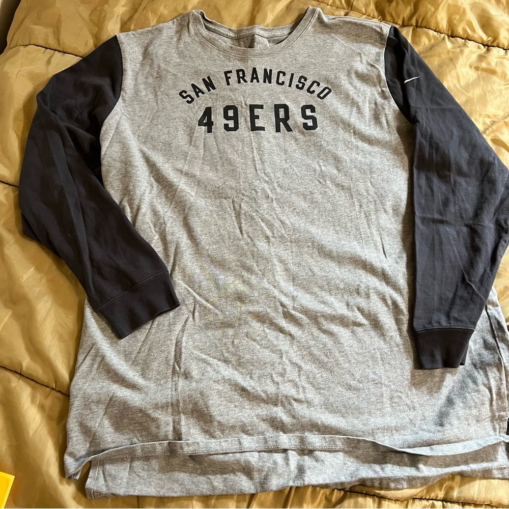 Nike San Francisco 49ers Long Sleeve Shirt Men’s XXL NFL